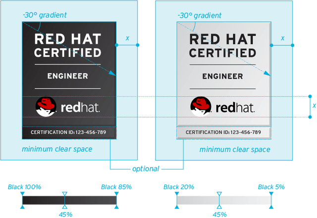 Black Red Hat Logo - Certification logos – Red Hat Brand Standards