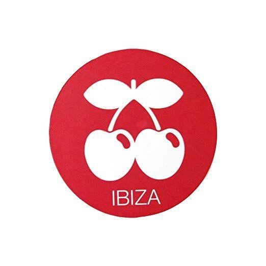 Red Cherry Logo - Pacha Ibiza Cherries Logo Red Sticker, One Size