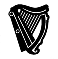 Irish Harp Logo - Irish Symbols - Babylon Radio