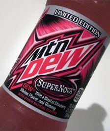 Mountain Dew Supernova Logo - My favorite mountain dew flavor of all time! too bad it's not made