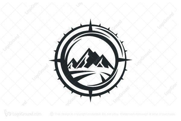 Compass Logo - Mountain Compass Logo