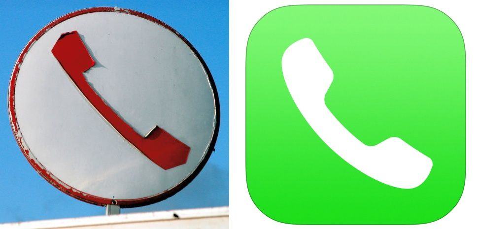 Phone App Logo - Meet The Real-World Products That Inspired The iOS 7 Icons | Cult of Mac