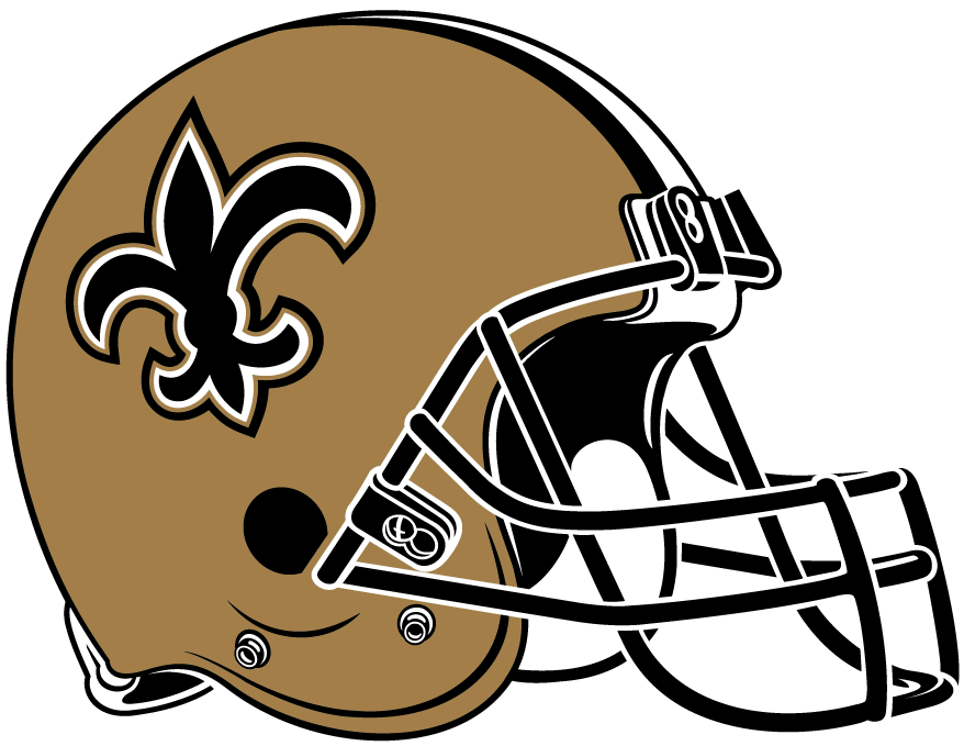 Saints Helmet Logo - New Orleans Saints Helmet Football League (NFL)