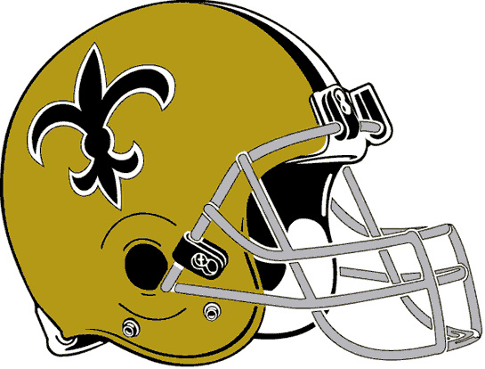 Saints Helmet Logo - New Orleans Saints Helmet - National Football League (NFL) - Chris ...