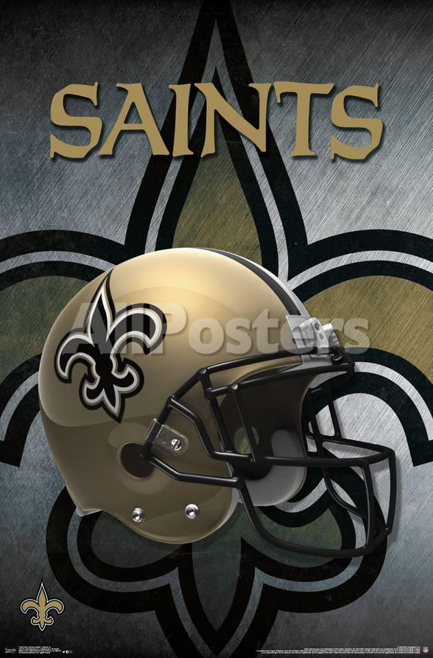 Saints Helmet Logo - NFL: New Orleans Saints- Logo Helmet 16 Prints at AllPosters.com