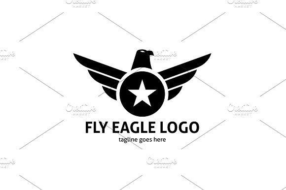 Fly Logo - Fly Eagle Logo ~ Logo Templates ~ Creative Market