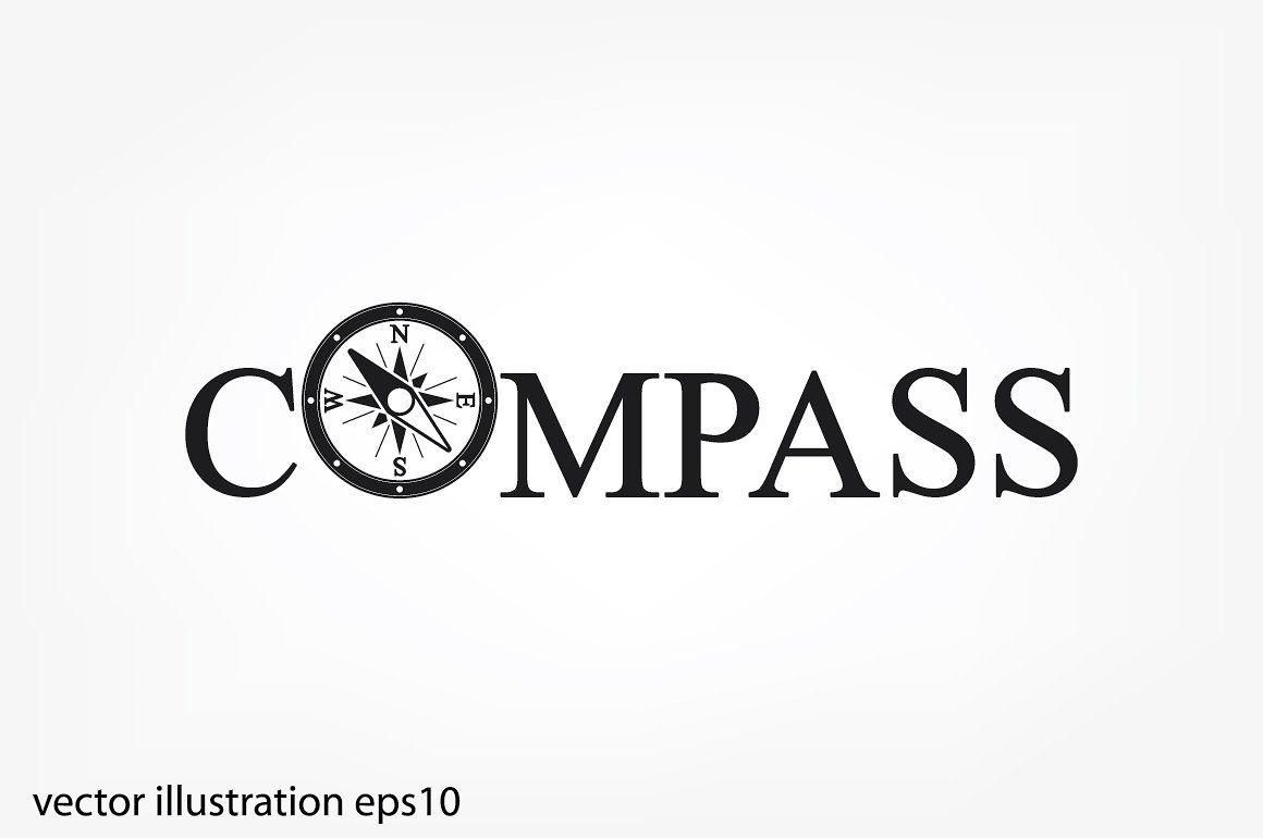 Compass Logo - COMPASS logo icon Icon Creative Market