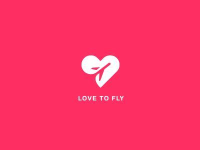 Fly Logo - Love to fly logo concept by Ion Popa | Dribbble | Dribbble