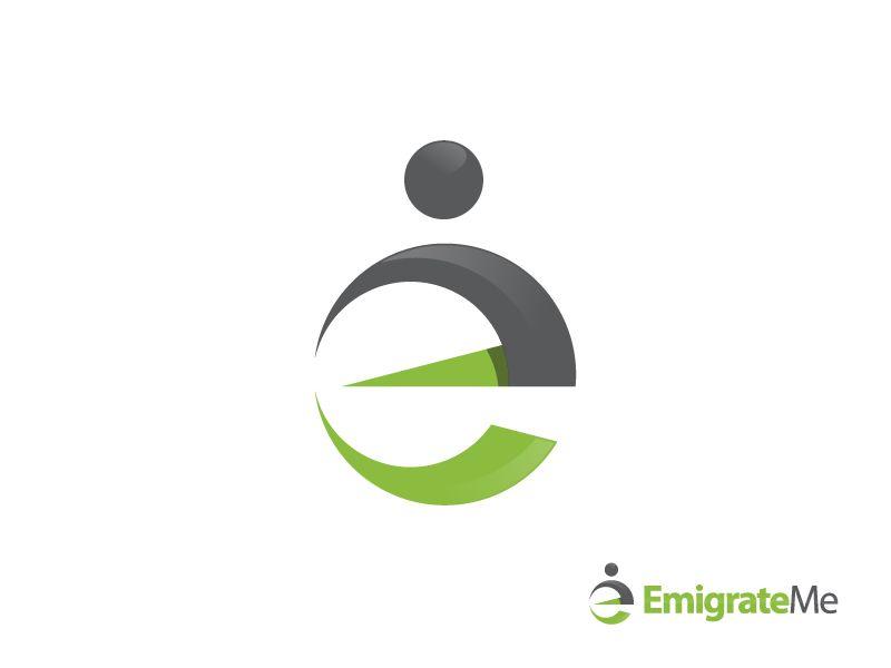Globe Brand Logo - User, Letter E & Globe Design