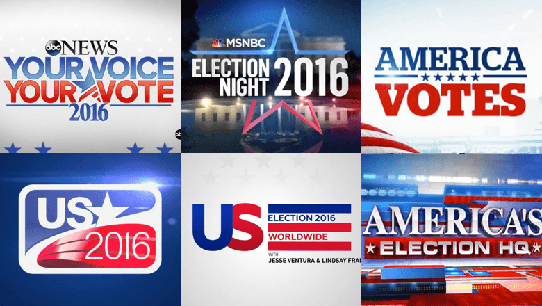 Globe Brand Logo - A look at notable Election Night logos from around the globe