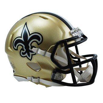 Saints Helmet Logo - New Orleans Saints Helmets, Saints Mini Helmets, Collectible Helmets