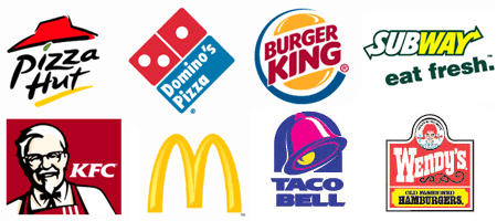 Fast Food Brand Logo - Study Finds Fast-Food Logos Make You Impatient - Slashdot