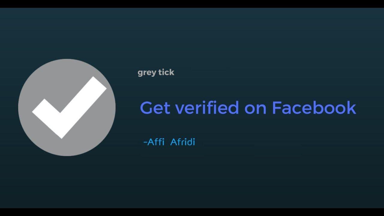 Facebook Verified Logo - How To Verify Your Facebook PAGE 2018 WORKING !! ( Grey Badge ...