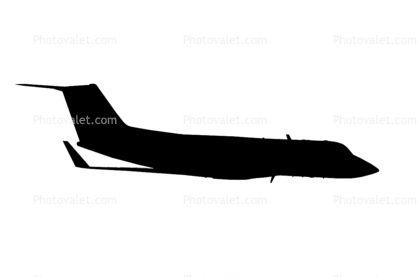 Gulfstream Logo - Gulfstream Aerospace, GV SP, (G550) Silhouette, Logo, Shape Image