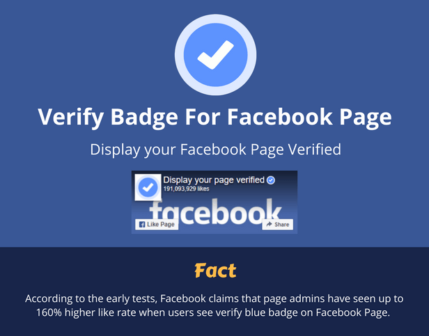 Facebook Verified Logo - Facebook Page Verify For WordPress by DaftPlug | CodeCanyon