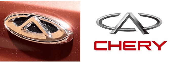 Chery Logo - Chery A4 Exposed Carrying New Logo | ChinaAutoWeb