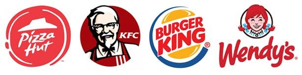 Fast Food Brand Logo - How brands use colour psychology to reinforce their identities