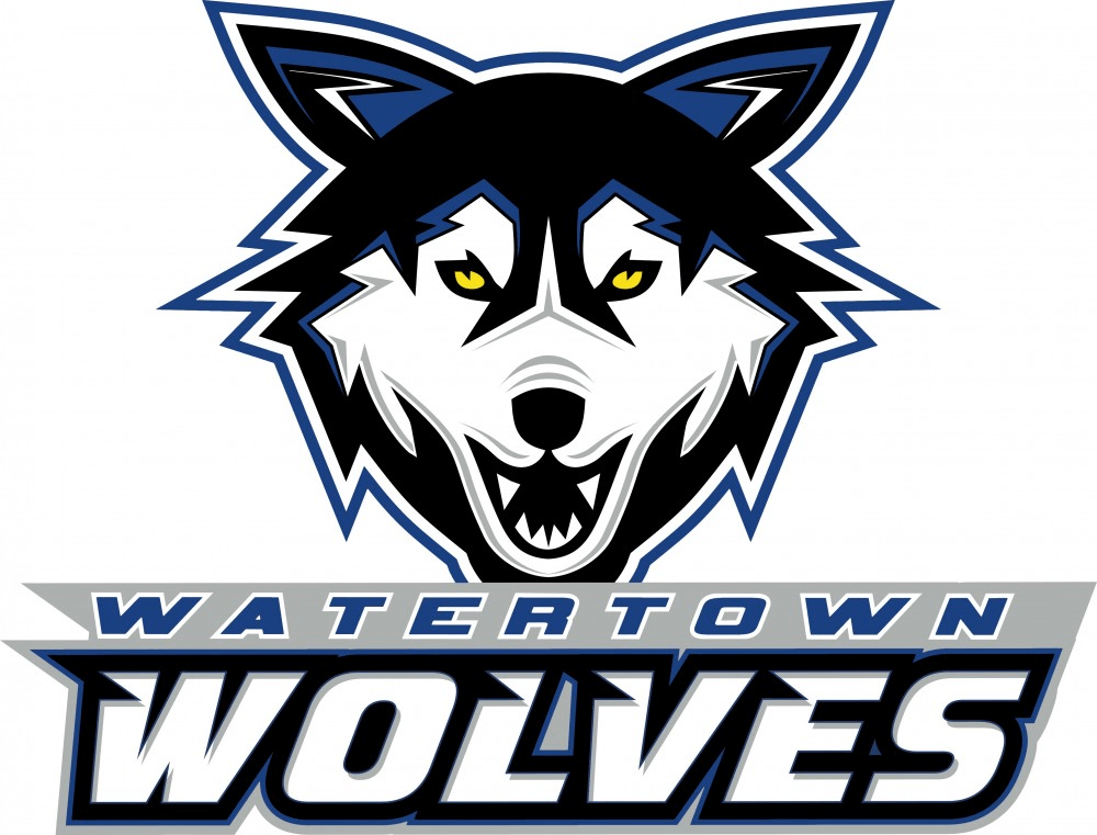 Wolf Sports Logo - Watertown Wolves Primary Logo - Federal Hockey League (FHL) - Chris ...