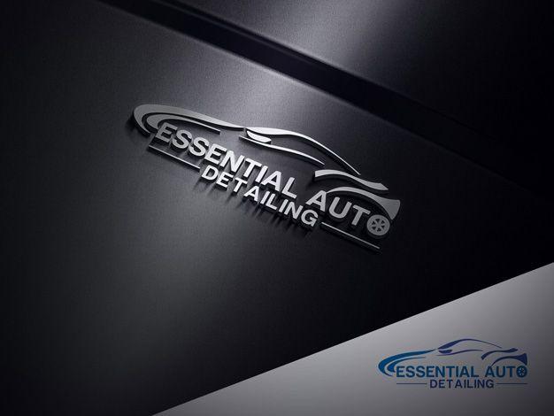 Auto Detailing Logo - Upmarket, Serious, Automotive Logo Design for Essential Auto