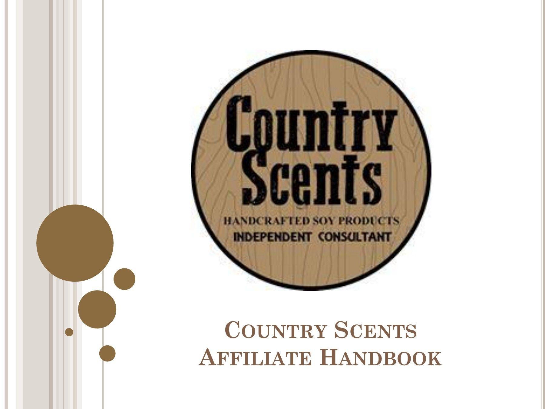 Country Scents Candles Logo - Country Scents Candles Handbook Pages 1 - 19 - Text Version | FlipHTML5