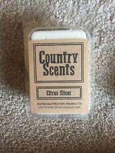 Country Scents Candles Logo - New COUNTRY SCENTS Candles SOY WAX TART Citrus Slices