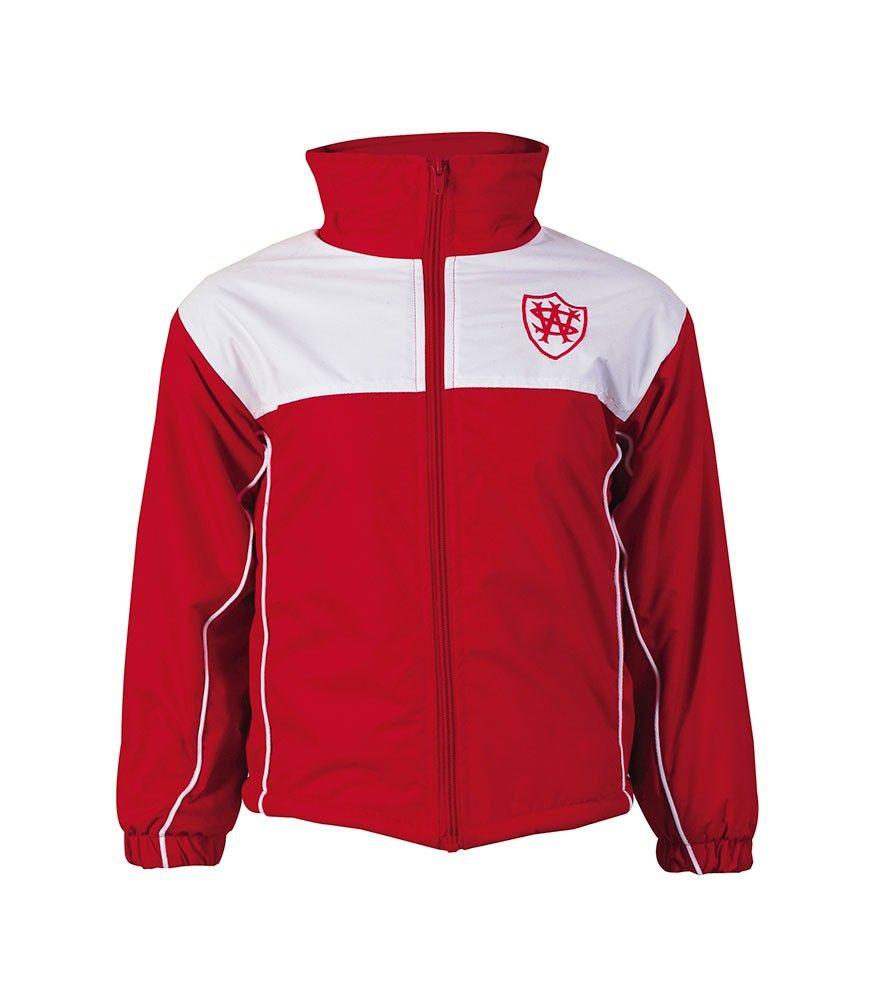 Red White Square Logo - TRA-48-WPP - WPP Tracksuit Top - Red/white/logo - Sports Kit - Pre ...