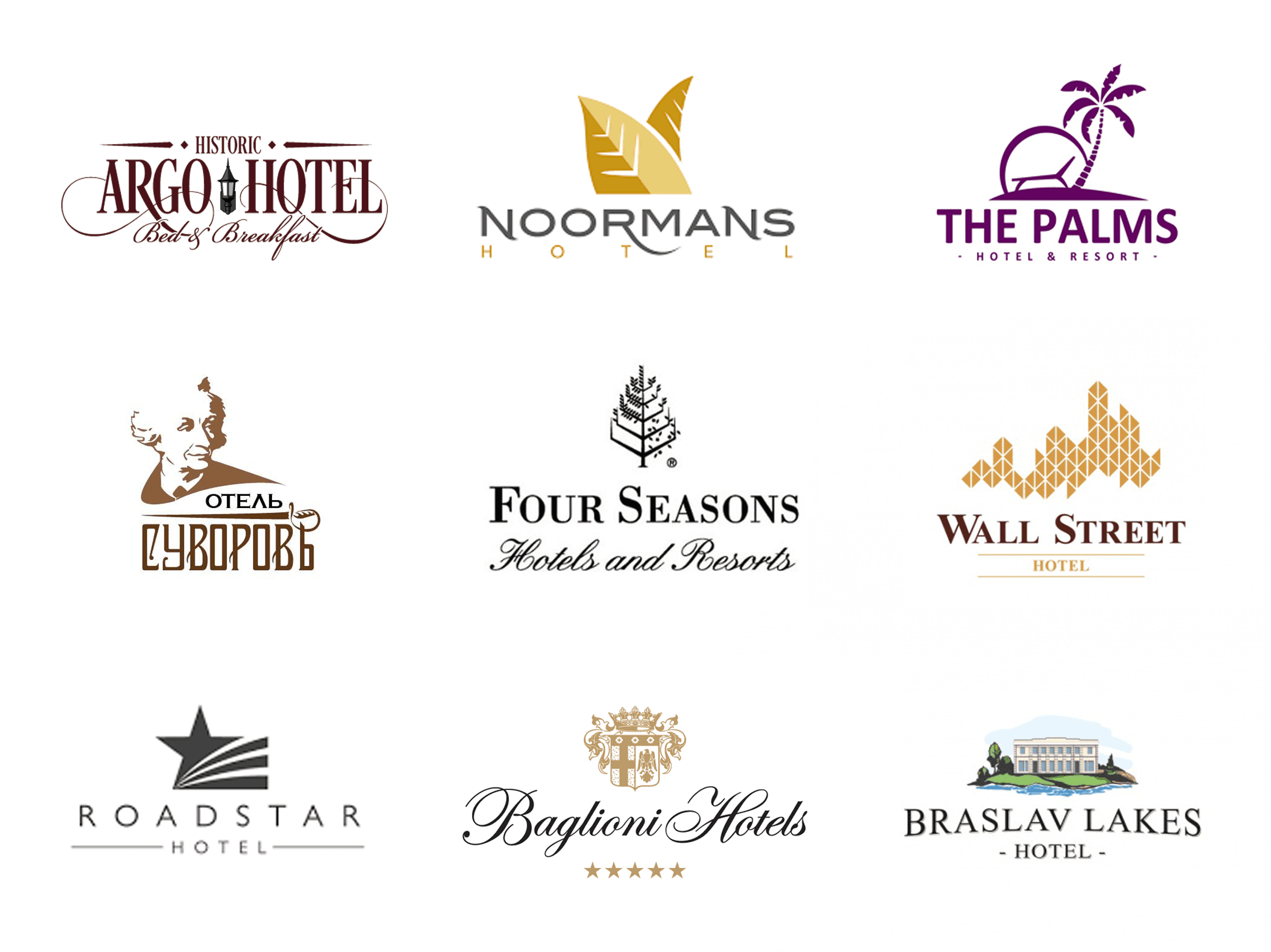Hotels and Resorts Logo - Hotel Names: Original Examples and Tips | Logo Design Blog | Logaster