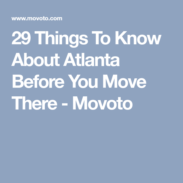 Movoto Logo - 29 Things To Know About Atlanta Before You Move There - Movoto ...