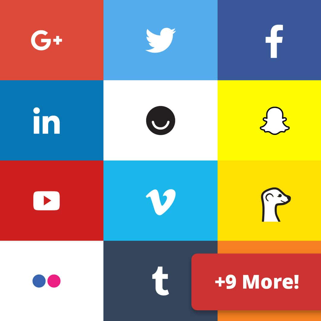 Social Media Sites Logo - Social Media Logos 2017: Top 20 Networks Official Assets • Dustn.tv
