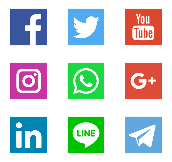 Green Social Media Logo - Free icons designed by Freepik | Flaticon