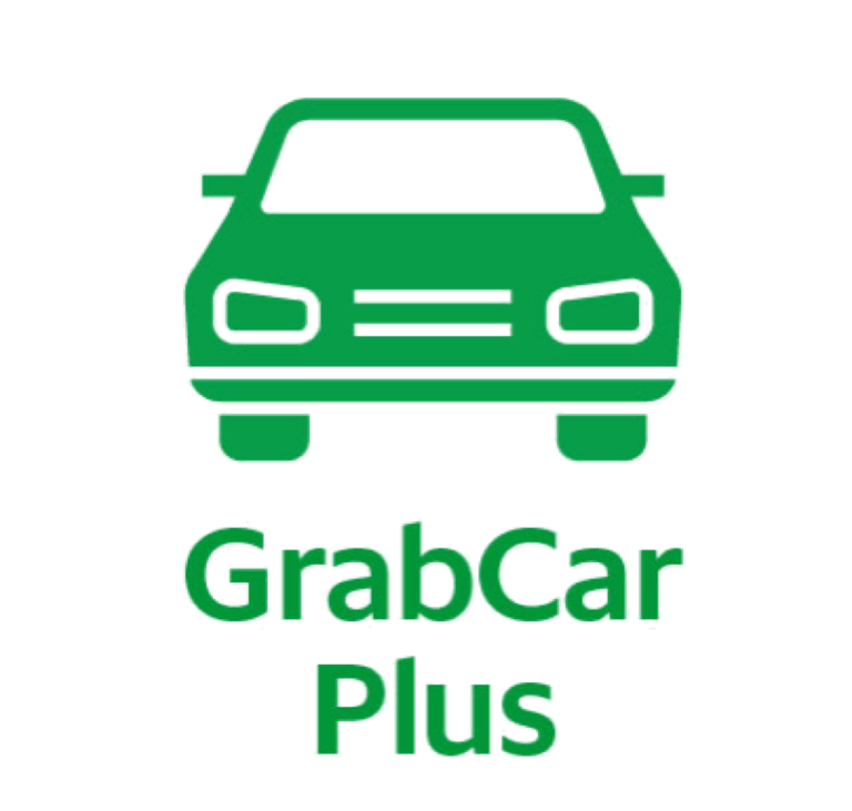 Plus Sign Car Logo - GrabCar Plus