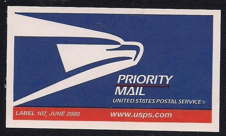 Priority Mail Logo - USPS Priority Mail Stickers (Label 107) Community Forum