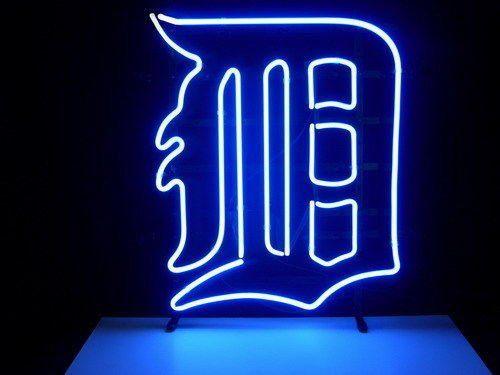 Priority Mail Logo - DETROIT TIGER LOGO LARGER Neon Sign20x16'' C17Ship from CA