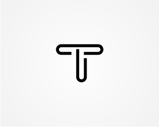 Black Letter T Logo - Titanium T Logo Designed