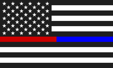 Blue and Red Stripe Logo - Thin Blue Line and Thin Red Line flags (U.S.)