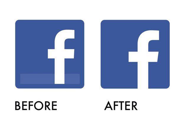 Original Facebook Logo - logo facebook original