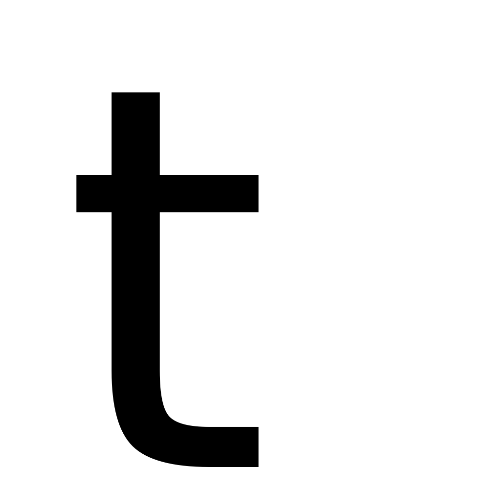 Black Letter T Logo - File:Letter t.svg - Wikimedia Commons