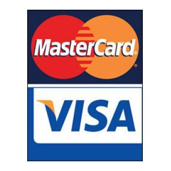 Visa MasterCard Logo - Tip Tray Credit Card