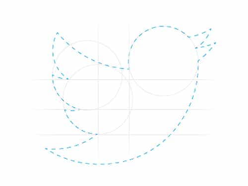 White Twitter Bird Logo - Preliminary Sketches From The Twitter Bird Logo Redesign