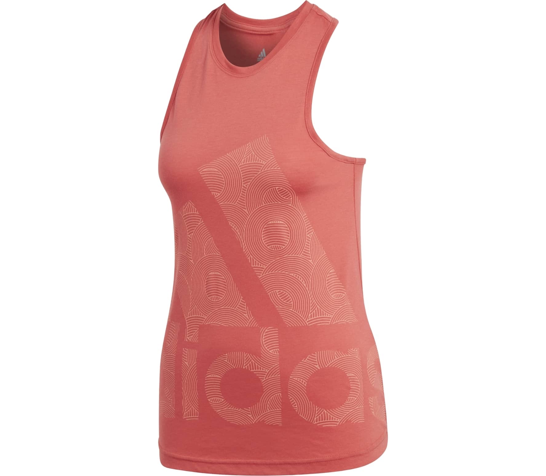 Top Red Logo - Adidas Cool women's training tank top top (red) it at