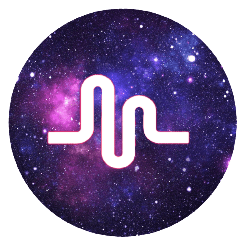 Music.ly Logo - musical.ly galaxy musically music space...