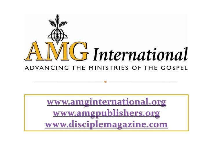 AMG International Logo - AMG International in Haiti