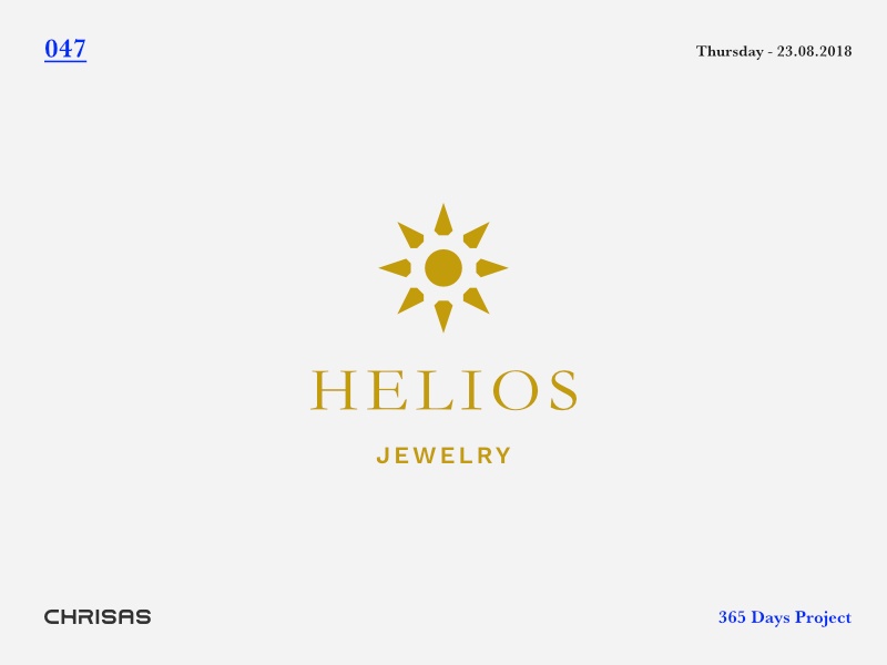 Helios Logo - 047-Helios • Logo combination by Chrisas Agbossou | Dribbble | Dribbble