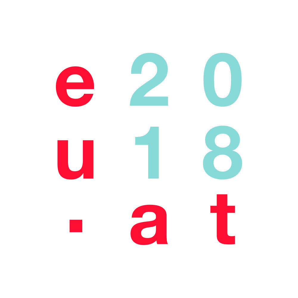 Red and Blue U Logo - EU Presidency 2018