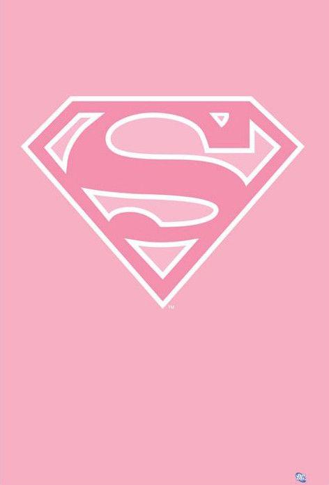 Pink Superman Logo - Superman
