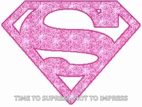 Pink Superman Logo - Superman Logo GIF Logo Superwoman & Share GIFs