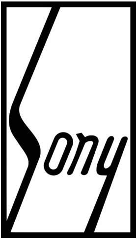 Old Sony Logo - dawnych logotypów znanych firm, których nie poznasz