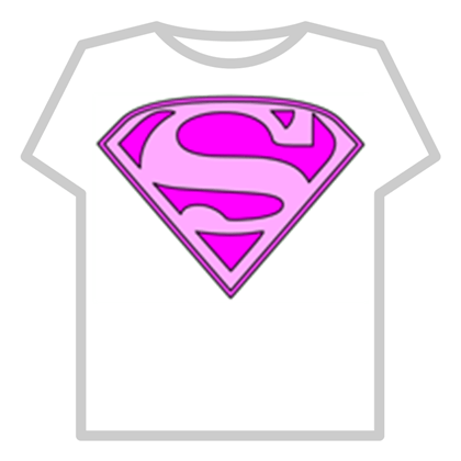 Pink Superman Logo - pink-superman-logo-md - Roblox
