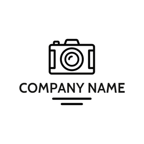 Cute Black and White Camera Logo - Free Photography Logo Designs | DesignEvo Logo Maker
