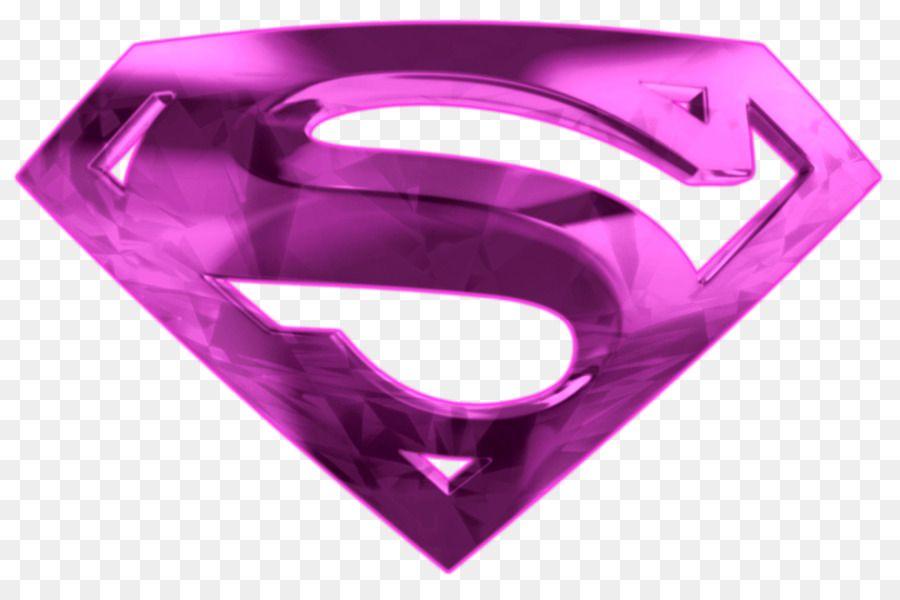 Pink Superman Logo - Superman Logo Clark Kent Iron On Png Download*595